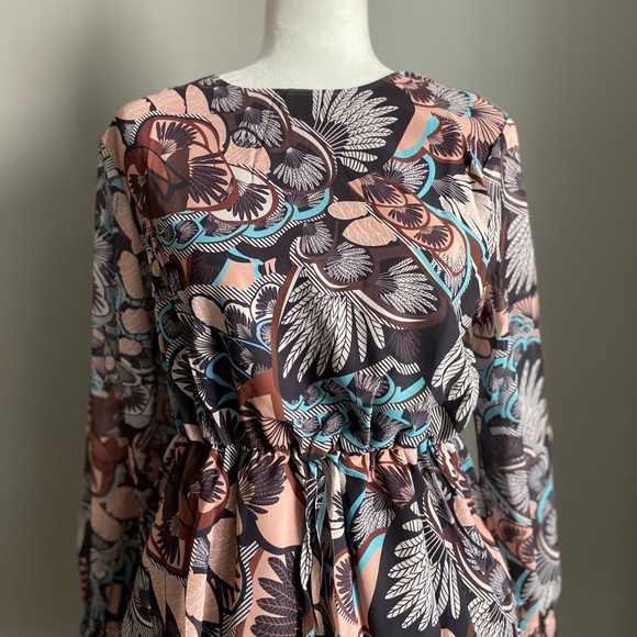 🔹New🔹Paisley Boho Evening Dress - Picture 4 of 10